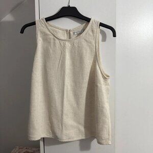 Stradivarius linen cream top